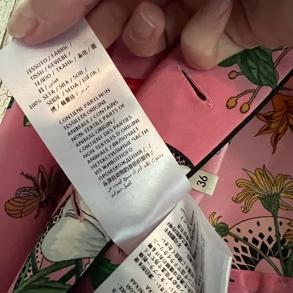 Gucci pink silk lounge blouse - Picture 7 of 8